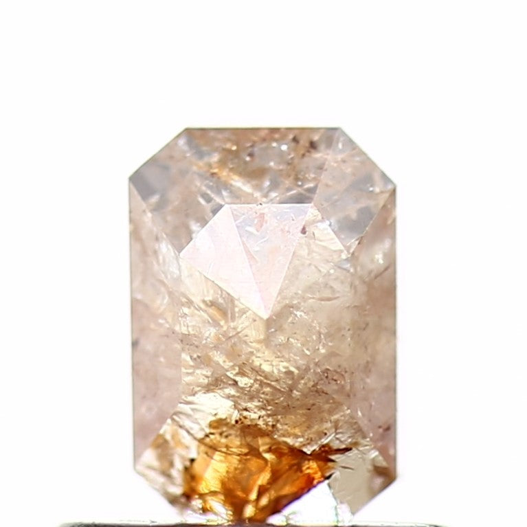 0.50 Carat Fancy Orange Emerald Salt and Pepper Natural Loose Diamond - Blackdiamond