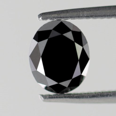 1.15 Carat Loose Natural Oval Cut Diamond Best AAA Quality Full Brilliant Cut Black Diamond Engagement Rings
