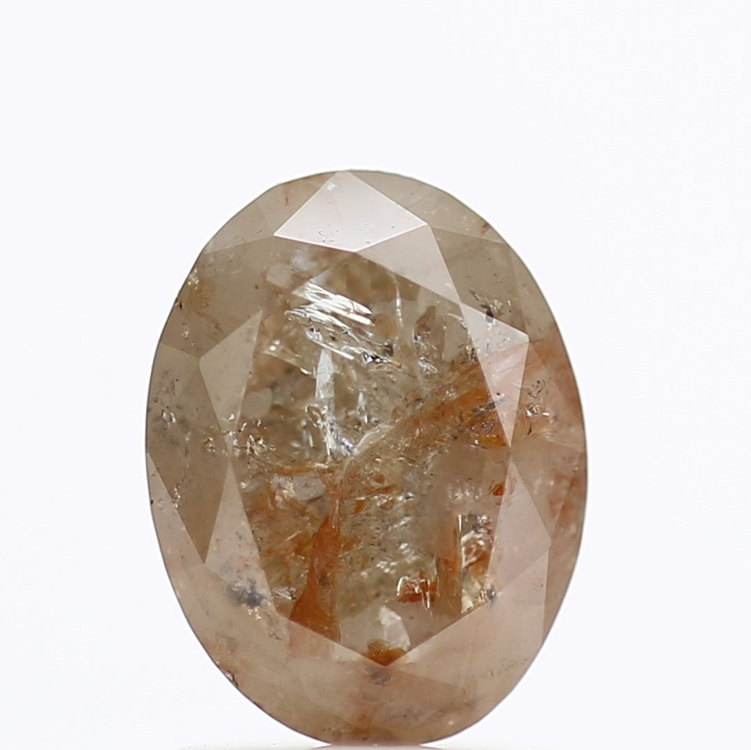 Faceted gemstone on a white background