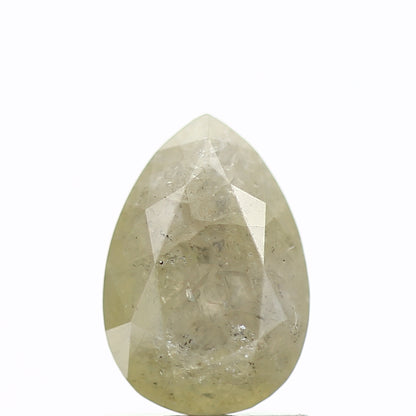 1.13 Carat Natural Diamond Pear Yellow Gray Rustic Diamond SDM235