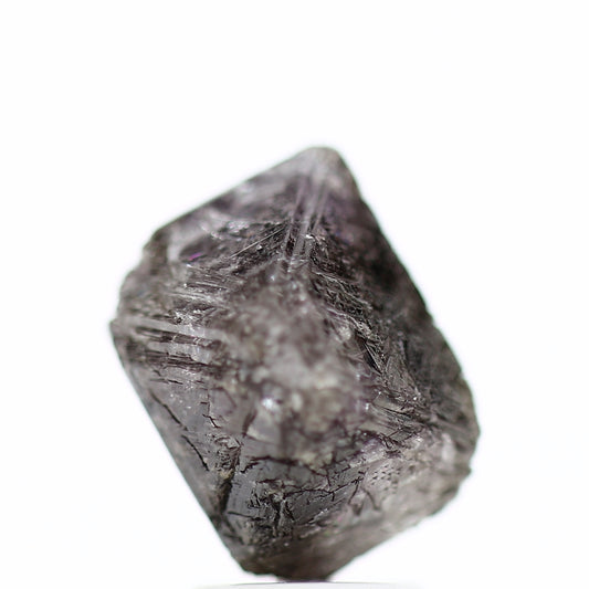 4.48 Carat Fancy Purple Pink Octahedron Rough Natural Diamond 10.90 MM - Blackdiamond