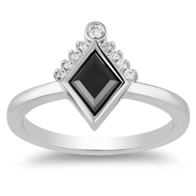 The Poder Black and White Diamond Ring - Blackdiamond