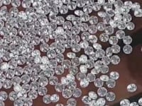 Round Shape Calibrated Diamond Loose Melee Diamonds 3.20 mm to 3.50 mm