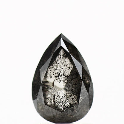 salt and pepper diamond double cut gray