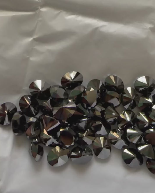 oval fancy black diamond