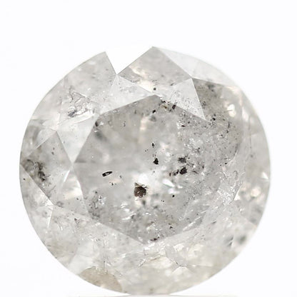 gray salt and pepper brilliant cut diamond natural