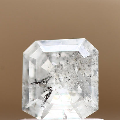 0.46 Carat 4.95 MM Natural Icy Gray Emerald Cut Loose Diamond