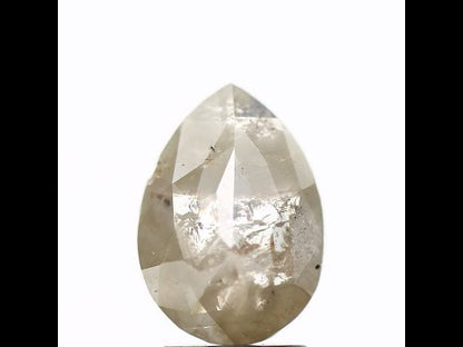 1.61 Carat Pear Diamond Rose Cut Natural Loose Diamond SDM135