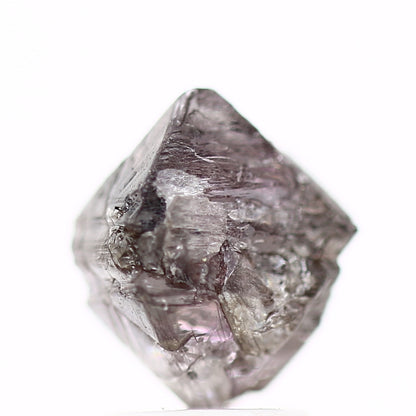 2.51 Carat Fancy Purple Pink Octahedron Rough Natural Diamond 8.60 MM - Blackdiamond