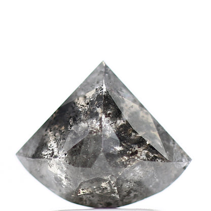 1.32 Carat Natural Loose Fancy Gray Trillion Cut Salt Pepper Diamond - Blackdiamond