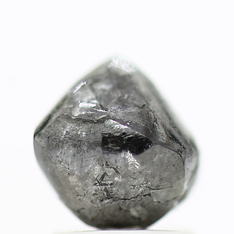 2.27 TCW Rough Crystal Octahedron Diamond Stone Natural Uncut Diamond - Blackdiamond