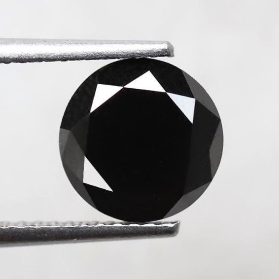 2.50 Carat Natural Black Diamond Round Shape For Sale At Wholesale Price - Blackdiamond