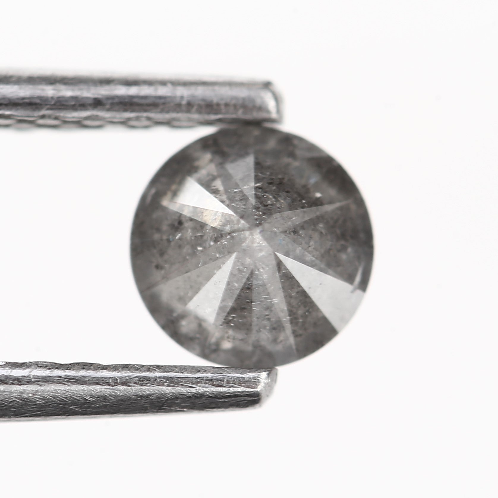 Natural Round Salt and Pepper Diamond 4.3 MM