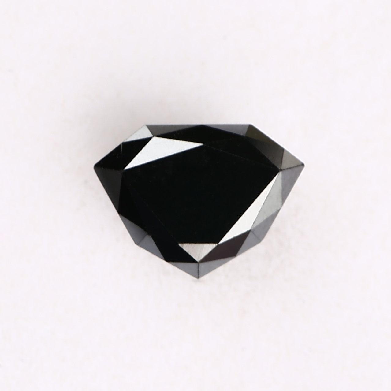 shield black engagement ring