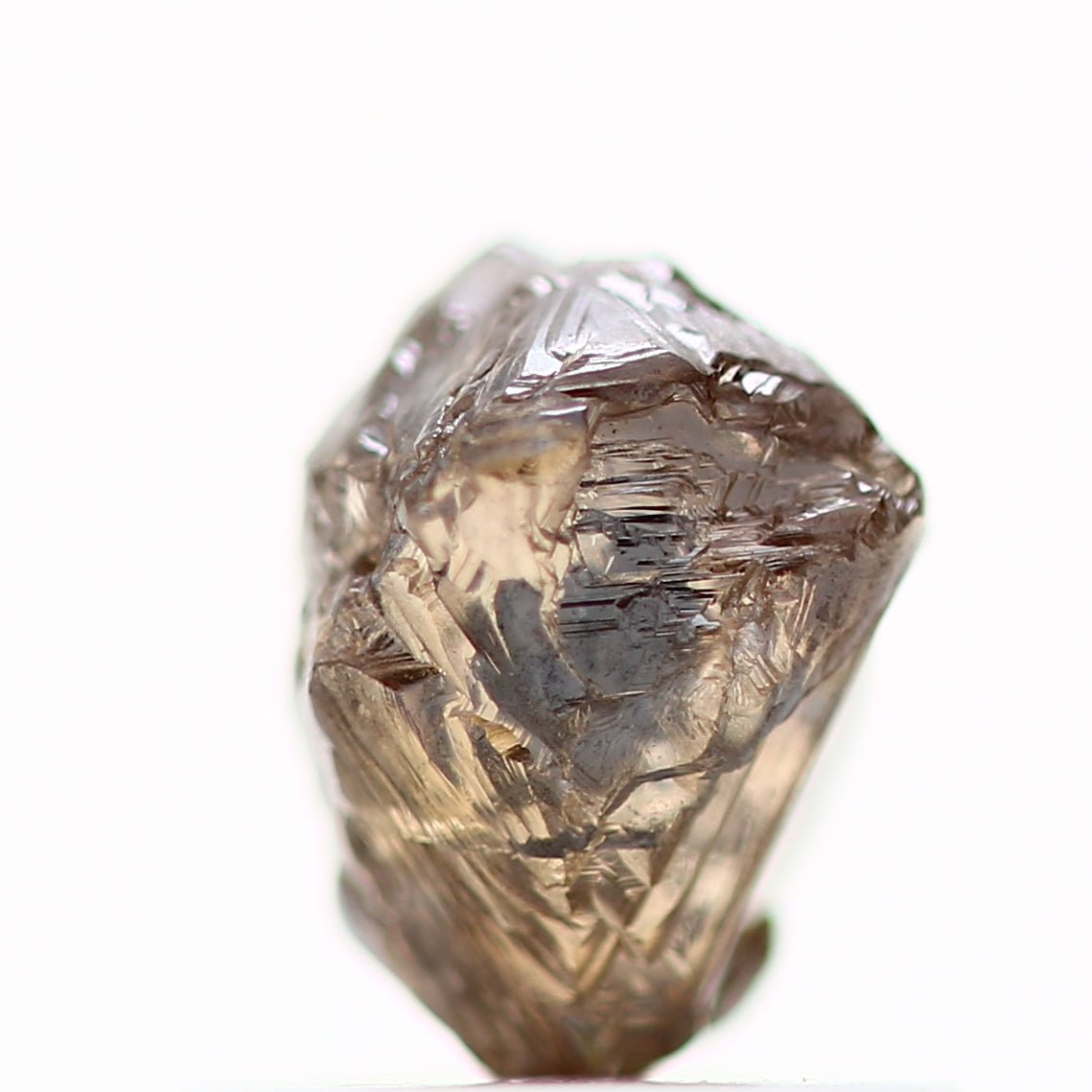 0.92 Carat Natural Cognac Brown Crystal Uncut Rough Diamond 5.5 MM - Blackdiamond