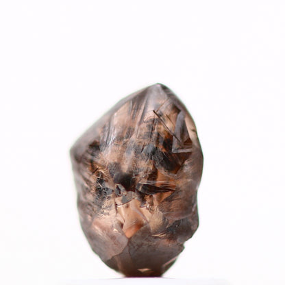 0.98 Carat Natural Fancy Cognac Brown Crystal Rough Diamond 6.75 MM - Blackdiamond