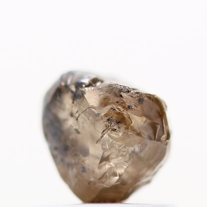 0.98 Carat Fancy Brown Crystal Rough Natural Diamond 5.50 MM - Blackdiamond