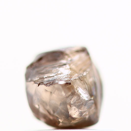 1.07 Carat Natural Cognac Brown Crystal Rough Diamond 5.80 MM - Blackdiamond