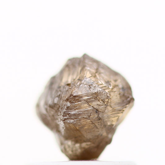 0.86 Carat Champagne Brown Crystal Uncut Rough Natural Diamond 4.90 MM - Blackdiamond