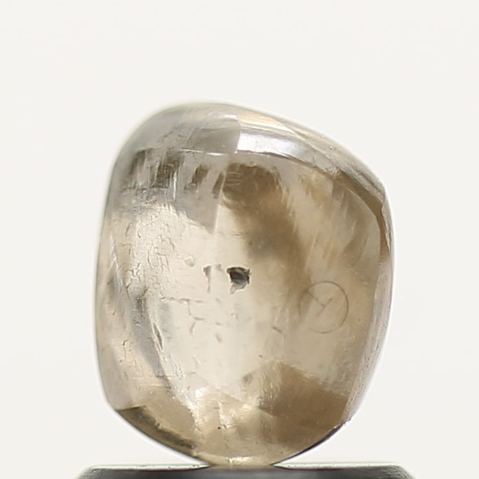 1.36 Carat Natural Champagne Brown Uncut Rough Diamond 6.1 MM