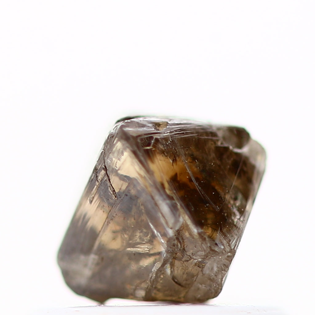 0.73 Carat Brown Octahedron Raw Natural Rough Diamond 5.3 MM - Blackdiamond