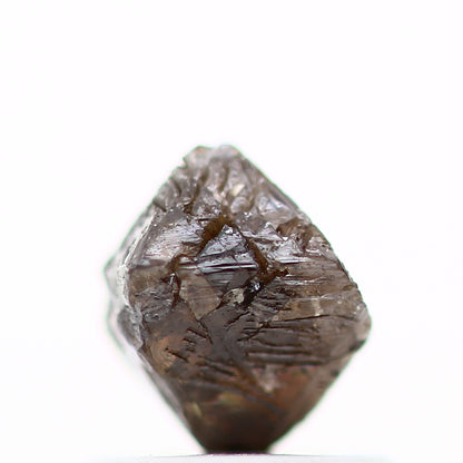 0.90 Carat Fancy Cognac Brown Octahedron Natural Rough Diamond 6 MM - Blackdiamond