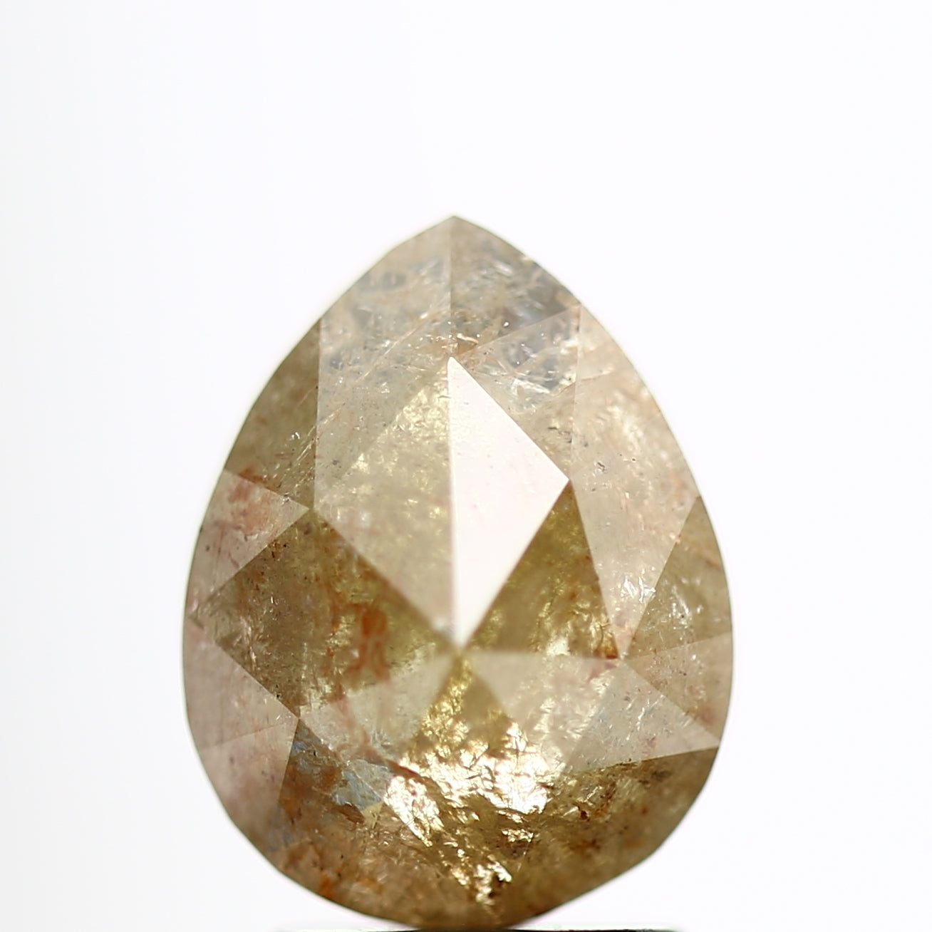 1.80 Carat Pear Rustic Diamond Rose Cut Natural Loose Diamond SDM14