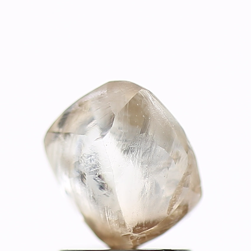 1.34 Carat Natural Fancy Champagne Rough Diamond 6.62 MM