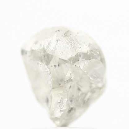 2.17 Carat Rough Diamonds White Uncut Raw Diamond 7.8 MM - Blackdiamond