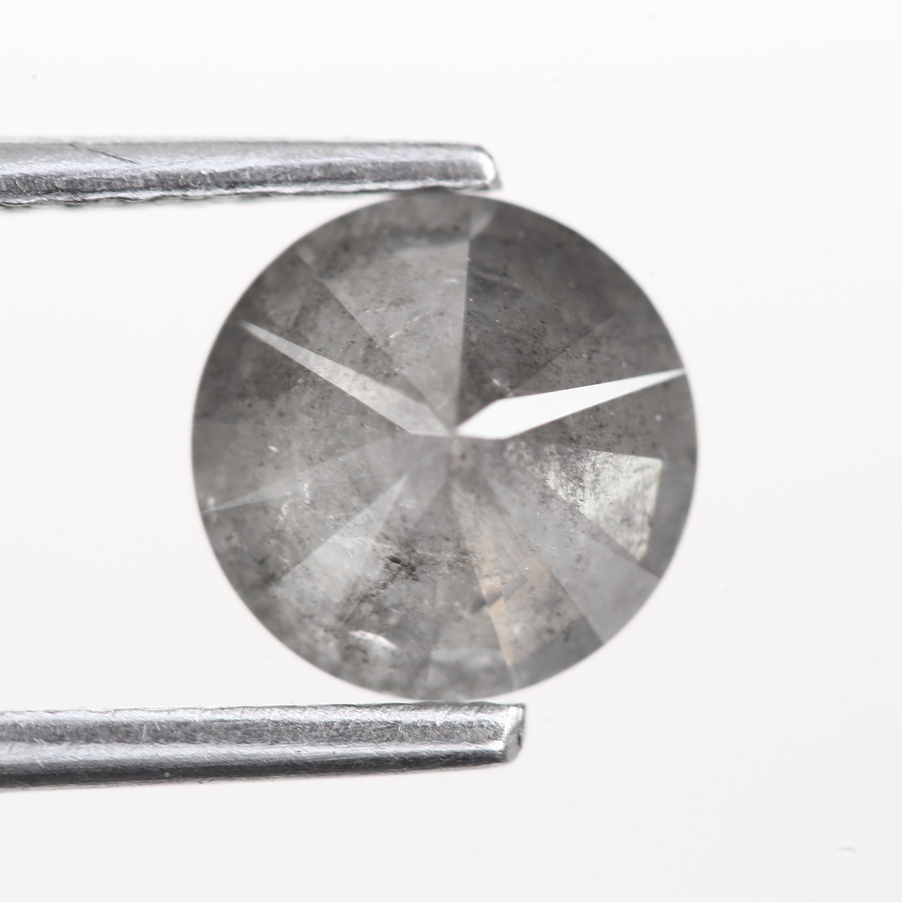 Round Salt & Pepper Diamond Engagement Rings are ethically sourced diamonds and handcrafted with an artisan touch with recycled gold