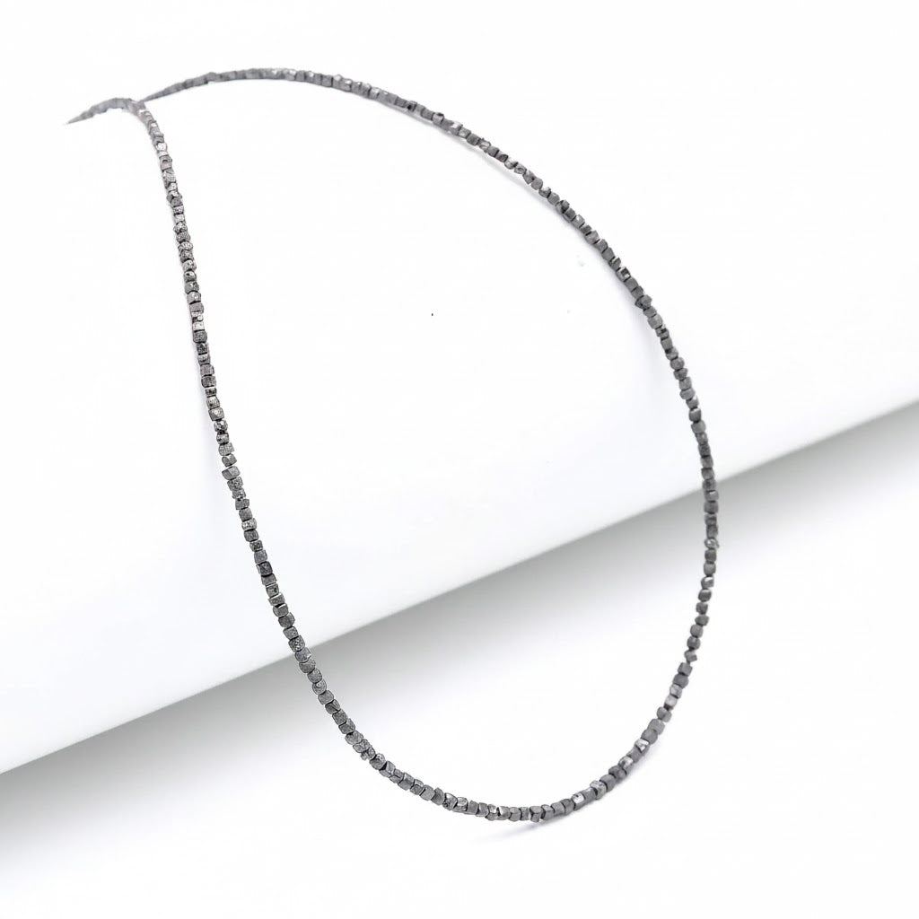 Natural Black Rough Diamond Cube Beads Uncut Diamond Jewellery