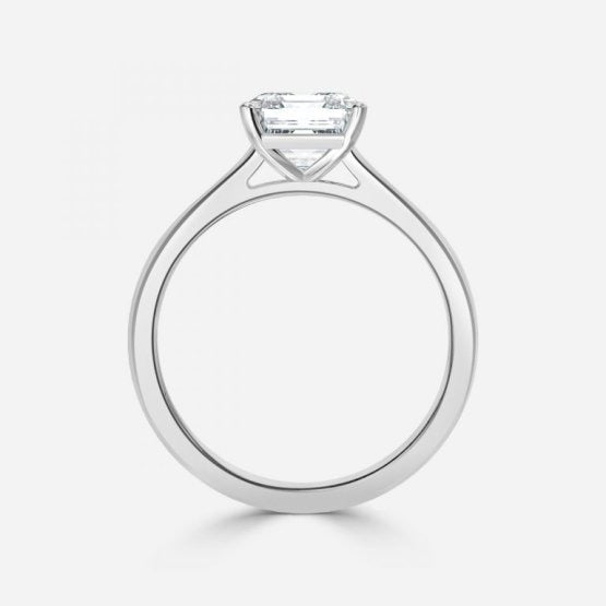 Brya Asscher Solitaire Engagement Ring 14K / 18K Solid Gold