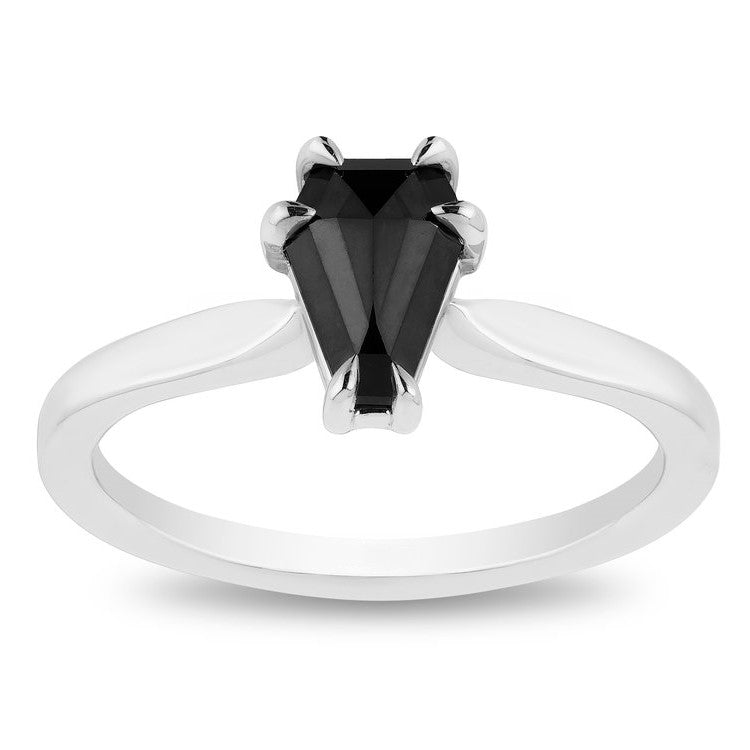 1ct The Forever Love Black Diamond Solitaire - Blackdiamond